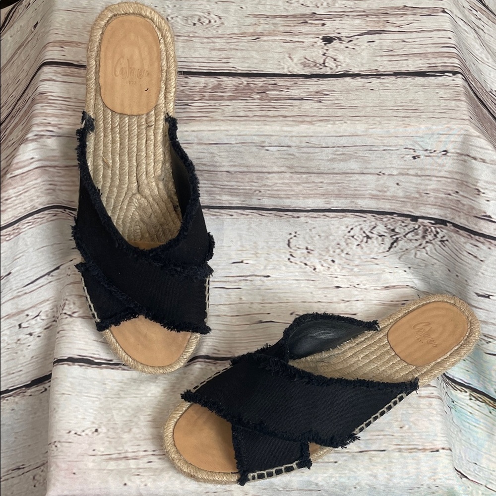 Black Castaner Palmera Sandal 39/9